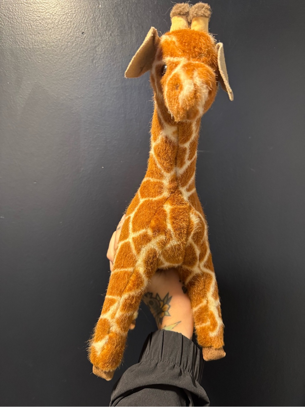 Vintage GUND Giraffe Plush Stuffed Animal Long Legs Safari Toy Brown Tan